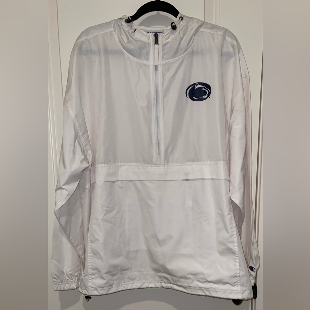 Champion Penn State Nittany Lions Pack ‘N’ Go Jacket — White | Men’s 2XL